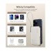 Батарея універсальна Choetech Magnetic Wireless 10000mAh 20W, PD, Qi-15W, USB-C In/Out, buid-in cabel, White (B735-CCWH)