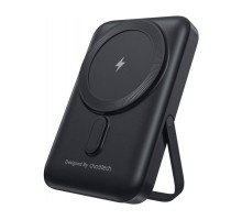 Батарея універсальна Choetech Magnetic Wireless 10000mAh 20W, PD, Qi-15W, USB-C In/Out, with holder, Black (B743-CCBK)