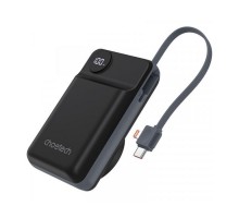 Батарея універсальна Choetech Magnetic Wireless 20000mAh 22.5W, PD, QC/3.0, Apple Watch charger, Black (B696-BK)