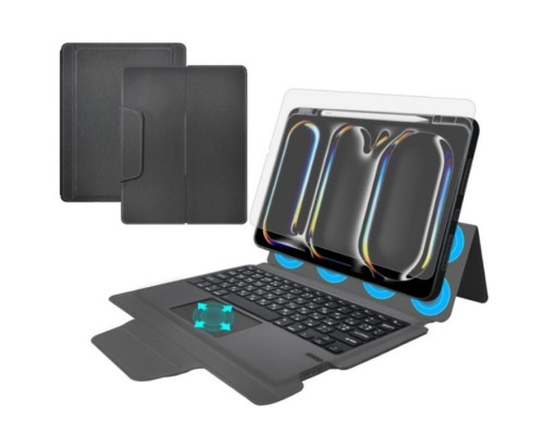 Чохол до планшета AirOn Premium iPad Pro 13 2024 + keyboard (4822352781231)