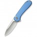 Ніж Civivi Button Lock Elementum II, Blue Aluminum, Satin (C18062PD-2)