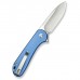 Ніж Civivi Button Lock Elementum II, Blue Aluminum, Satin (C18062PD-2)