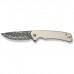 Ніж Civivi Merit, White G10, Damascus (C24012-DS1)