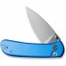 Ніж Civivi Qubit, Blue Aluminum, Satin (C22030E-3)