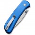 Ніж Civivi Qubit, Blue Aluminum, Satin (C22030E-3)
