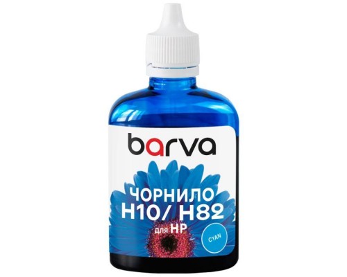 Чорнило Barva HP 10/11/13/82/88 100ml cyan, water-soluble (H10-669)