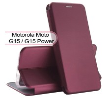 Чохол до мобільного телефона BeCover Exclusive Motorola Moto G15 / G15 Power Red Wine (713515)