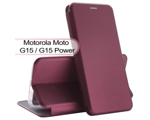 Чохол до мобільного телефона BeCover Exclusive Motorola Moto G15 / G15 Power Red Wine (713515)