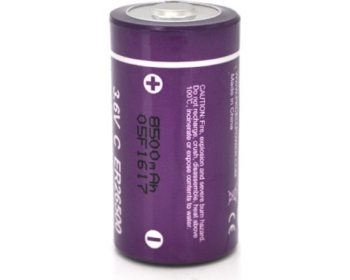 Батарейка ER26500 (size C), 3.6V 8500mah, Lithium, OEM PkCell (ER26500)