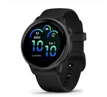 Смарт-годинник Garmin vivoactive 6, Black/Slate, GPS смарт-годинник (010-02985-00)