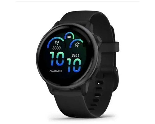 Смарт-годинник Garmin vivoactive 6, Black/Slate, GPS смарт-годинник (010-02985-00)