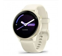 Смарт-годинник Garmin vivoactive 6, Bone/Lunar Gold, GPS смарт-годинник (010-02985-01)
