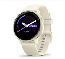 Смарт-годинник Garmin vivoactive 6, Bone/Lunar Gold, GPS смарт-годинник (010-02985-01)