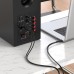 Кабель мультимедійний 3.5mm M to 2xRCA M 1.5m Black BOROFONE (6974443382204)