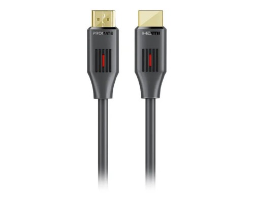 Кабель мультимедійний HDMI M to HDMI M 10.0m V2.0 black Promate (prolink4k60-10m)