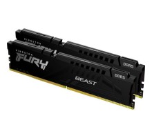 Модуль пам'яті для комп'ютера DDR5 64GB (2x32GB) 6000 MHz Beast EXPO Black Kingston Fury (ex.HyperX) (KF560C36BBE2K2-64)