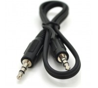 Кабель мультимедійний 3.5mm M to 3.5mm M 0.4m black Voltronic (YT28014)