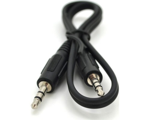 Кабель мультимедійний 3.5mm M to 3.5mm M 0.4m black Voltronic (YT28014)