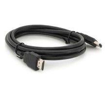 Кабель мультимедійний HDMI M to HDMI M 1.5m V1.4 black Merlion (YT-HDMI(M)/(M)HS-1.5m-5)