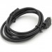 Кабель мультимедійний HDMI M to HDMI M 1.5m V1.4 black Merlion (YT-HDMI(M)/(M)HS-1.5m-5)