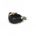 Кабель мультимедійний 3xRCA M to 3xRCA M 1.5m black VEGGIEG (YT-AV301)