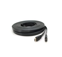 Кабель мультимедійний HDMI M to HDMI M 15.0m V1.4 black Merlion (YT-HDMI(M)/(M)SLIM-15m/06971)