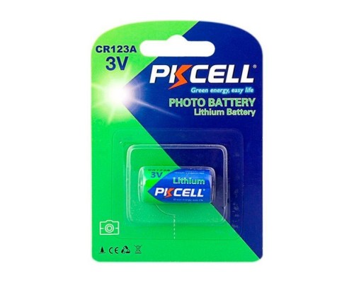 Батарейка CR 123A 3V Lithium PkCell (CR123A-1B)