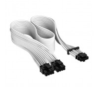 Кабель живлення video power 12+4pin PCIe Gen 5 12VHPWR 600W white Corsair (CP-8920332)
