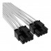 Кабель живлення video power 12+4pin PCIe Gen 5 12VHPWR 600W white Corsair (CP-8920332)