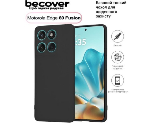 Чохол до мобільного телефона BeCover Motorola Edge 60 Fusion Black (713772)