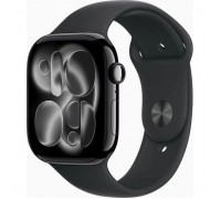Смарт-годинник Apple Watch Series 11 GPS 46mm Jet Black Aluminium Case with Black Sport Band - M/L (MEUX4RK/A)