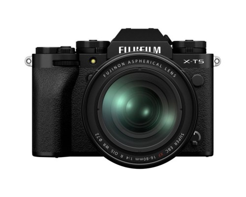 Цифровий фотоапарат Fujifilm X-T5 + XF 16-80 F4 Kit Black (16939332)