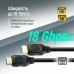 Кабель мультимедійний HDMI M to HDMI M 3.0m V2.0 4K60Hz black ColorWay (CW-CBHD079-BK)