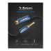 Кабель мультимедійний 3.5mm M to 3.5mm F 2.0m AV118 blue Ugreen (40675)