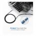 Кабель мультимедійний 3.5mm M to 3.5mm F 2.0m AV118 blue Ugreen (40675)
