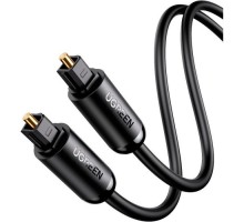 Кабель мультимедійний Optical Toslink 1.5m AV122 black Ugreen (70891)
