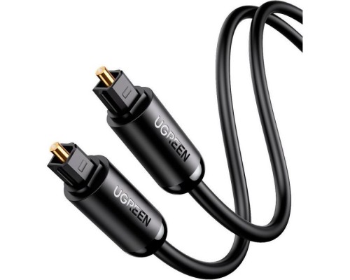 Кабель мультимедійний Optical Toslink 1.5m AV122 black Ugreen (70891)