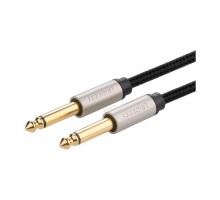 Кабель мультимедійний 6.35mm M to 6.35mm M 3.0m AV128 gray Ugreen (10639)