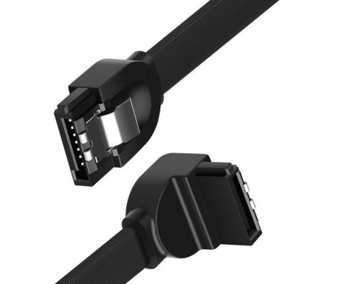 Кабель для передачі даних SATA 3 Data Cable 0.5m 90° corner US217 Black Ugreen (30797)