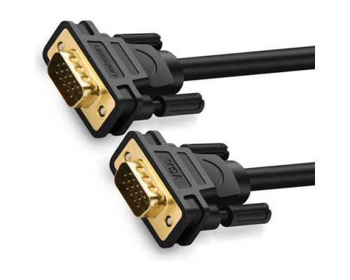 Кабель мультимедійний VGA M to VGA M 3.0m VG101 black Ugreen (11631)