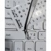 Наклейка на клавіатуру BestKey mini Pro 3,5х3мм, прозора основа, 70, чорний (BKmPRO/BlacTr/054)
