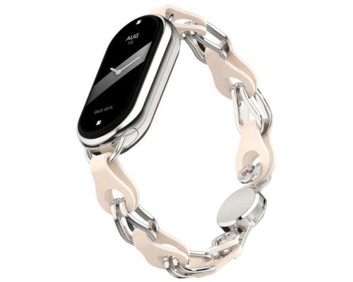 Ремінець до фітнес браслета Armorstandart Chain Wristband для Xiaomi Smart Band 10/9/8 Beige (ARM86886)