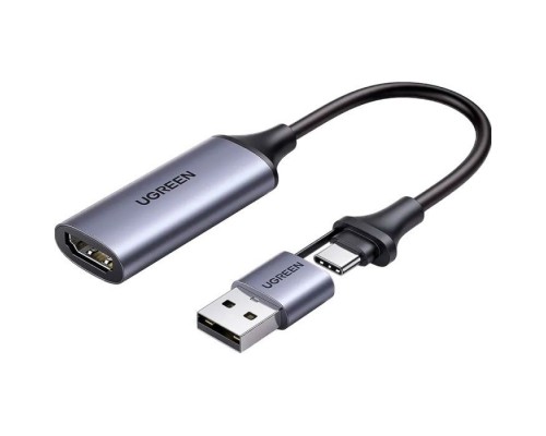 Перехідник USB/USB-C to HDMI 4K/60Hz Ugreen (40189)