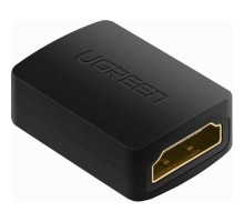 Перехідник HDMI F to HDMI F 4K 60Hz black Ugreen (20107)