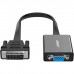 Перехідник DVI 24+1 M to VGA F active black Ugreen (40259)