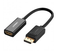 Перехідник Display Port M to HDMI F 1080P black Ugreen (40362)