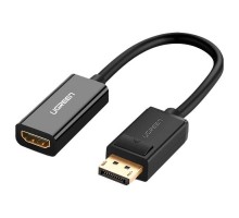 Перехідник Display Port M to HDMI F 1080P black Ugreen (40362)