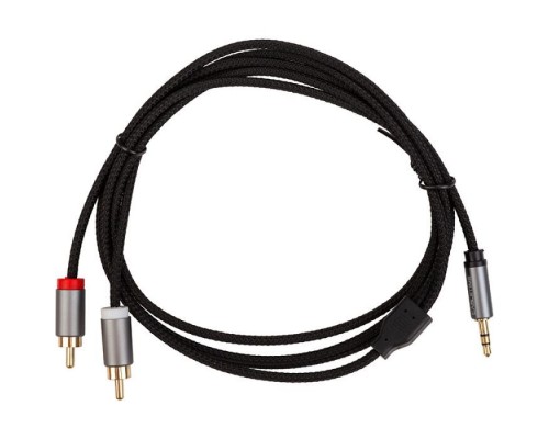 Кабель мультимедійний 3.5mm M to 2xRCA M 1.8m Cabletime (CA914005)