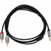Кабель мультимедійний 3.5mm M to 2xRCA M 1.8m Cabletime (CA914005)
