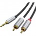 Кабель мультимедійний 3.5mm M to 2xRCA M 1.8m Cabletime (CA914005)